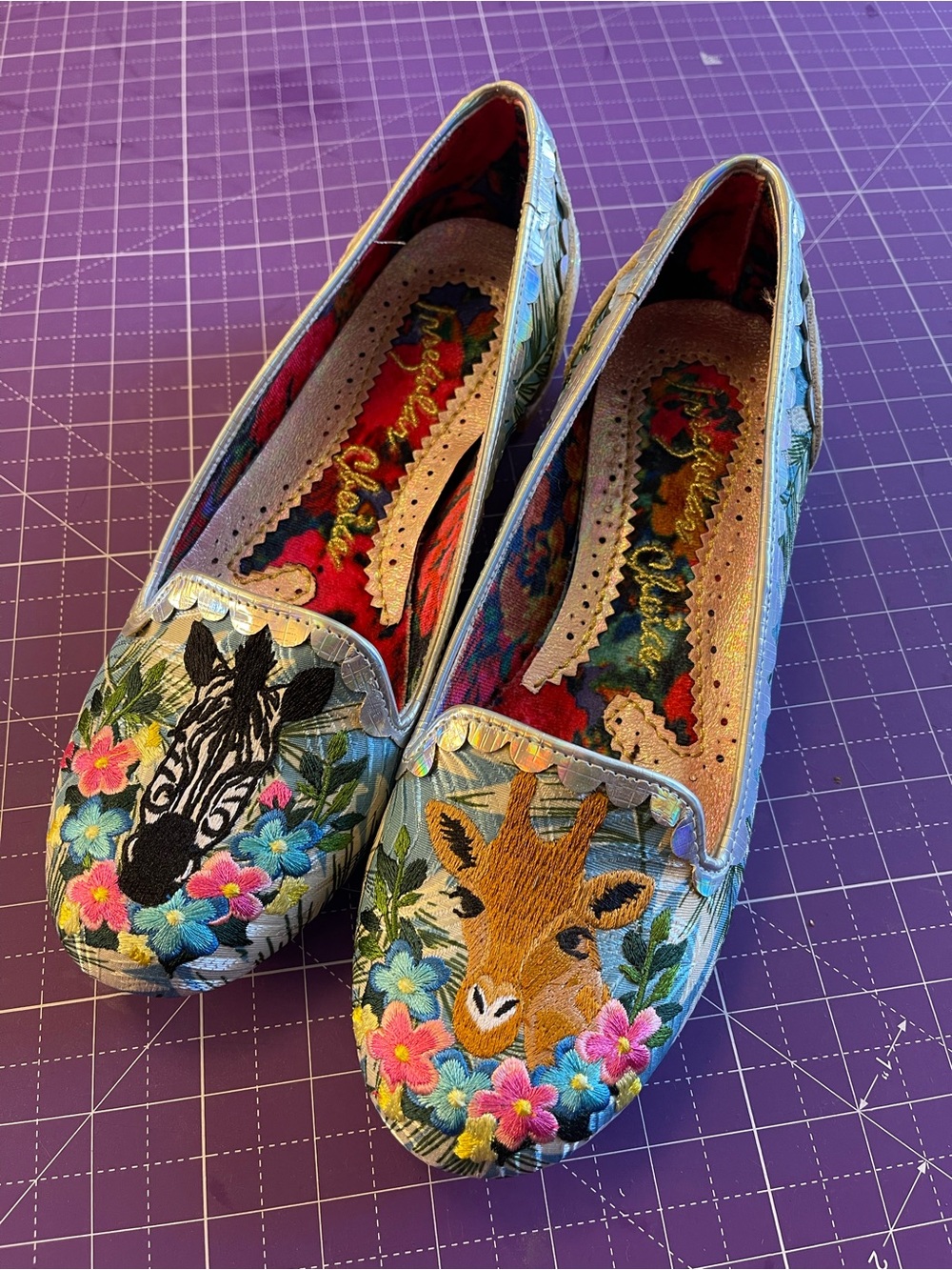NWOB Irregular Choice Sulu Flats Size 38.